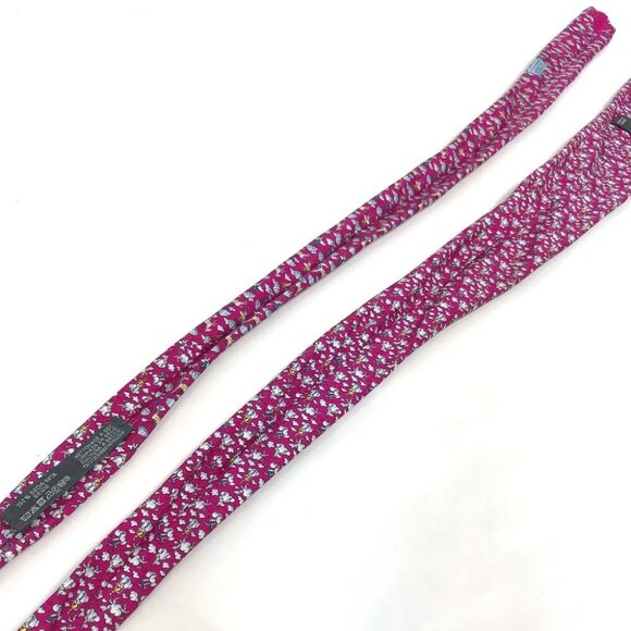 HERMES cloud hose Overall handle Fashion Accessories Necktie silk Purple Based - Picture 8 of 14